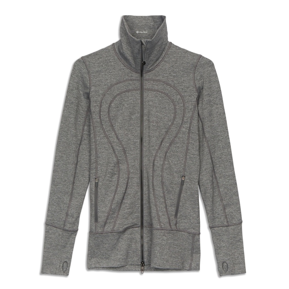 Lululemon Stride Jacket Heather Grey Size 6. NWOT
